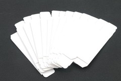 QTY 25 – EMPTY WHITE VACUUM TUBE BOXES – 01a 71a 45 6550a 6L6GT 6080 & Similar