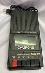 Califone Model 1300 AV Cassette Recorder For Parts Rewinds But Won’t Play