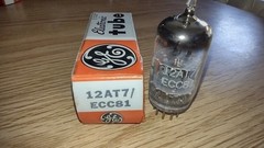 NOS GE General Electric 12AT7 Vacuum Tube Ham/Amateur Radio