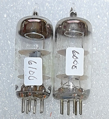 Tightly Matched Pair 6AB4 GE NOS Vacuum Tubes, Triplett 3444 Test – will combine