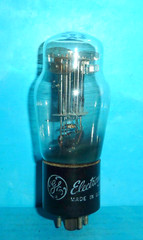 GE General Electric 5V4G Rectifier Tube ST Shape Black Plates Mica Snub Tested