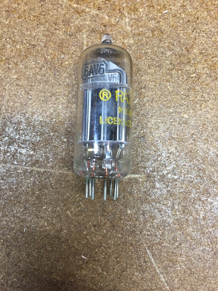 Used TV-7 tested 6AV6 tube
