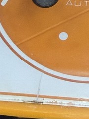 Vintage Sears Solid State Radio/alarm. Orange And White. Very Cool