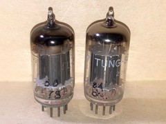 1950’s Tung-Sol 5687 JTL JAN Mil-Spec Tubes, Matched Pair, High Testing
