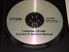 YAMAHA CR-640 RECEIVER OWNERS & SCHEMATICS ON A CD FREE SAME DAY SHIPPING