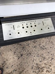 The Fisher Model 400C Vacuum Tube Stereo Preamplifier FACEPLATE