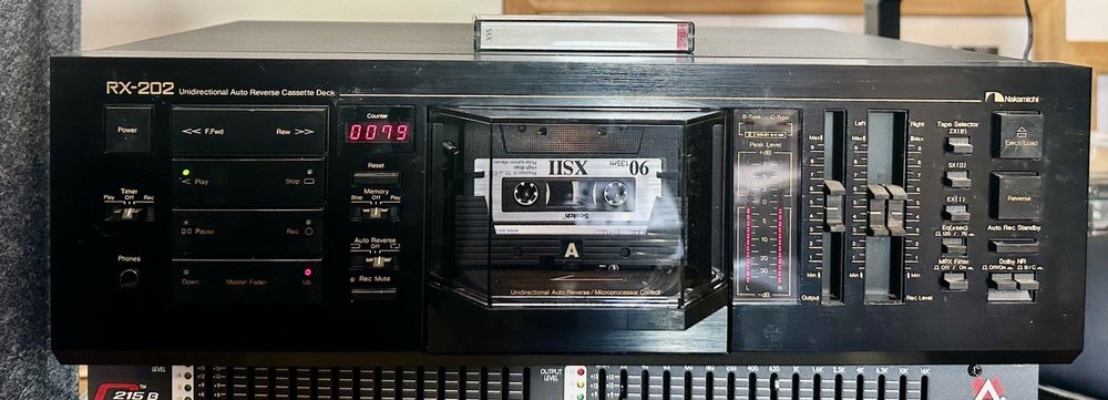 Nakamichi RX-202 Cassette Deck, w/UDAR, serviced, and working, made in Japan