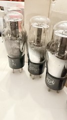 Matched Quad RCA Type 76 Nos St Bottle Globe Audio Tubes