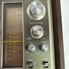 Sony ICF-9550W Radio AM/FM High Fidelity Sound 1970s VTG Real Wood Cabinet