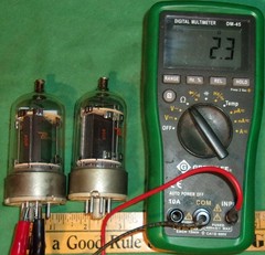 (2) BENDIX 7403 Beam Tetrode Tubes GOOD FILAMENTS! not tested (2.5Amp Filament)