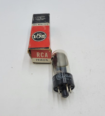 RCA 19AU4 Electronic Half-Wave Vacuum Rectifier Tube Plug-In 5-Pin Glass Body
