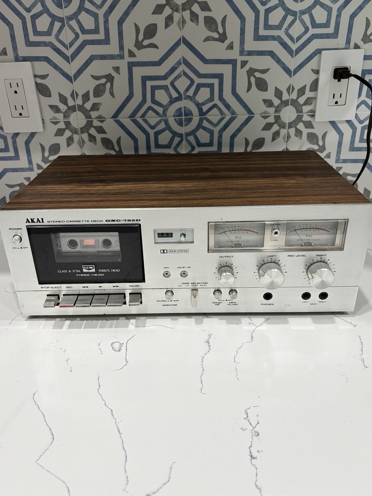 AKAI GXC-725D Stereo Cassette Deck – Vintage Made in Japan Tested “READ”