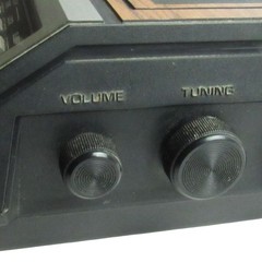 General Electric AM FM Weather TV Alarm Clock Radio Model 7-4687B Tested Vintage