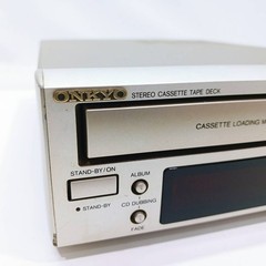 ONKYO K-505X Stereo Cassette Tape Deck DOLBY B-C AC100V Tested Japan BE082