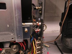 Marantz 2325 RCA Phono/Aux plate replacement. NEW 3D printed part. Red & Black