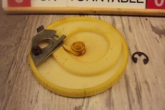 BSR C123 R 2 Turntable Main Cam Gear & Clip. Tested. Parting Entire Out C123 R 2