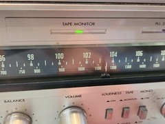Vintage JVC R-S5 Silver Face Stereo Receiver 25W 1979 tape am/Fm Aux tuner