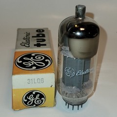 VINTAGE NOS GE 31LQ6 VACUUM TUBE IN ORIGINAL PACKAGING