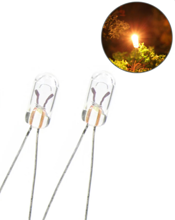 Grain-of-Wheat Bulbs 12v 70mA Lamps Vintage Receiver Lights 4MM 2 New