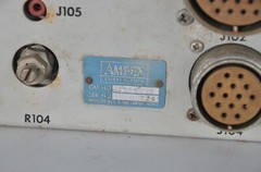 Extremely Rare Ampex Microphone Console Early Tube Amplifier Amp Hifi Untested