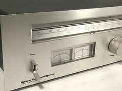 Modular Component Systems Vintage MCS 3701 AM FM Silver Faced Stereo Tuner Japan