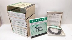 1968 VINTAGE LARGE SET SCIENCE EDUCATIONAL COURSE REEL TO REEL TAPE WILSON