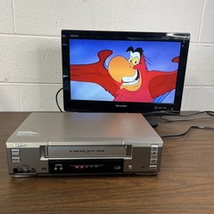 Sanyo VWM-710 VCR 4Head Hi-Fi Stereo VHS Player Tested, No Remote