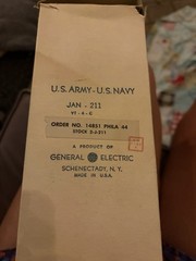 Single Army Navy Vt-4-C 211 Jan GE Amp Tube NOS In Box Audiophile Stereo USA