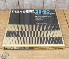Maxell UD 35-90 Sound Recording Tape Hi Output 1800′ – NOS Sealed, (4) Available