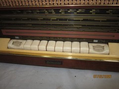 Vintage Delmonico AM/FM/SW Tube Radio Model PB-742 in Beautiful Wooden Case
