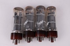 Quad Amperex Bugle Boy EL34 Tubes – Holland – Vintage Matching Set – Tested