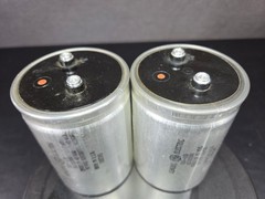 McIntosh MC2105 Pair of Main Filter Capacitors 39000 uf 40v 3″ GE Vintage OG
