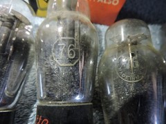 9 RCA Arcturus Westinghouse Slyvania etc Vacuum Tubes 7Y4 76 53 41
