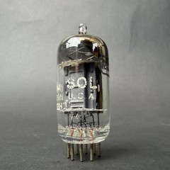 1950s 12AX7 ECC83 Tung-Sol Tube Gray Long Plate Square Getter TV7 Test NOS TS7-1