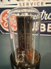 Tung-Sol 5Y3GT VACUUM TUBE BLACK PLATE D Bottom Getter ANOS TV7 TESTED🅾️