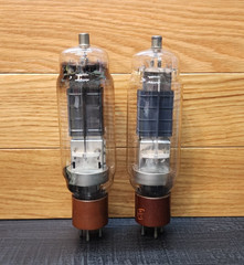 2- GE VT-154 RCA 814 Vacuum Tubes For Display Bad Filament