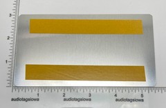 Fender Hot Rod DeVille Amplifier Badge Custom Made Aluminum Self Stick