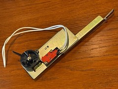 Pioneer PL-12D II Turntable Parts – On/Off & Queueing Lever Assy w/ Microswitch