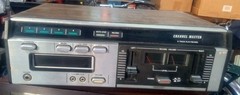 Vintage Channel Master HD6075B 8 Track Tape Play / Record Wood Grain Nice Works