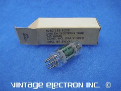 NOS JHS-6AQ6 Vacuum Tubes – SYLVANIA – USA – 1963 ($4.95/ea, TESTED)