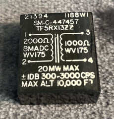 Vintage Power Audio Transformer SMC TF5RX13ZZ Miltiary Aviation Grade