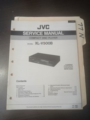 JVC XL V500B Service Manual Original Repair Book Disc Player