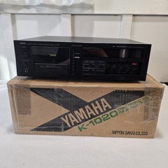 YAMAHA K-1020 3-Head Dual capstan Dolby B/C DBX Cassette FOR PARTS OR REPAIR