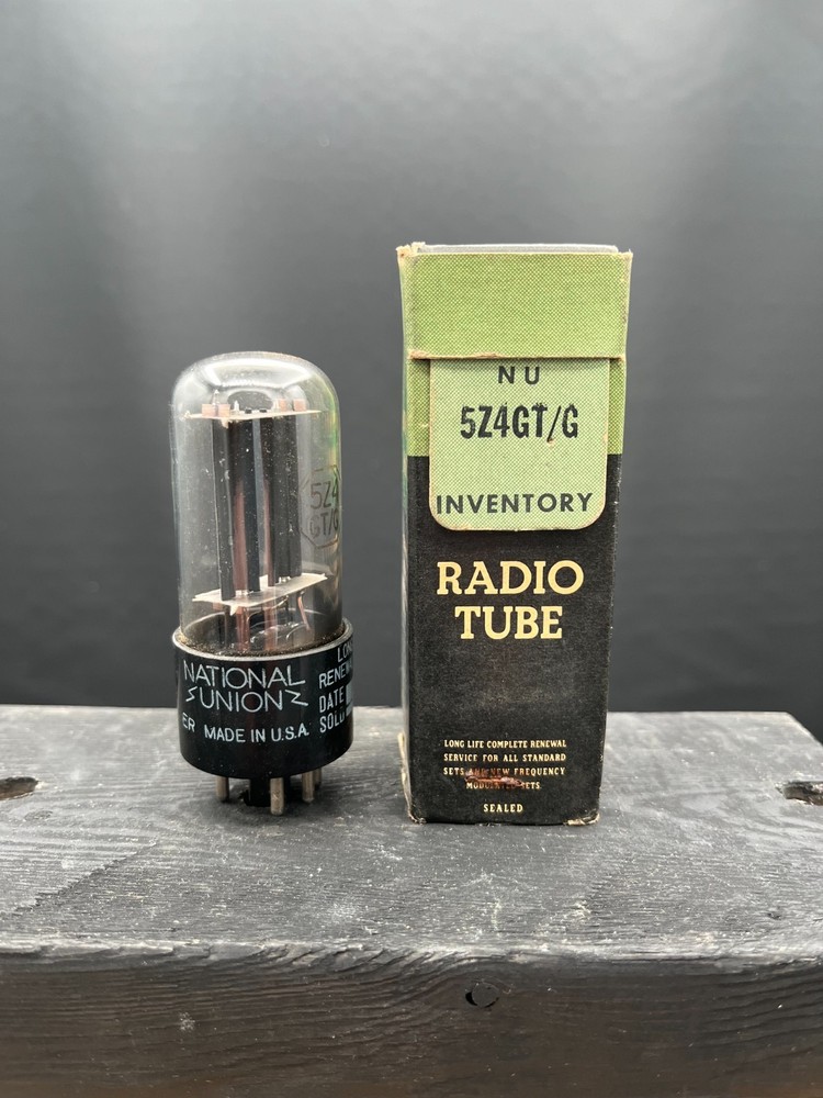 National Union NOS/NIB 5Z4GT/G vacuum tube tested and guaranteed free shipping