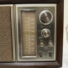VINTAGE SONY ICF-9550W AM/FM RADIO HIGH FIDELITY SOUND WOOD CASE