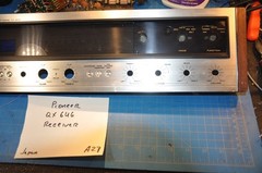 Pioneer QX-646 Receiver Replacement Parts Front Face Panel Plate With Extra