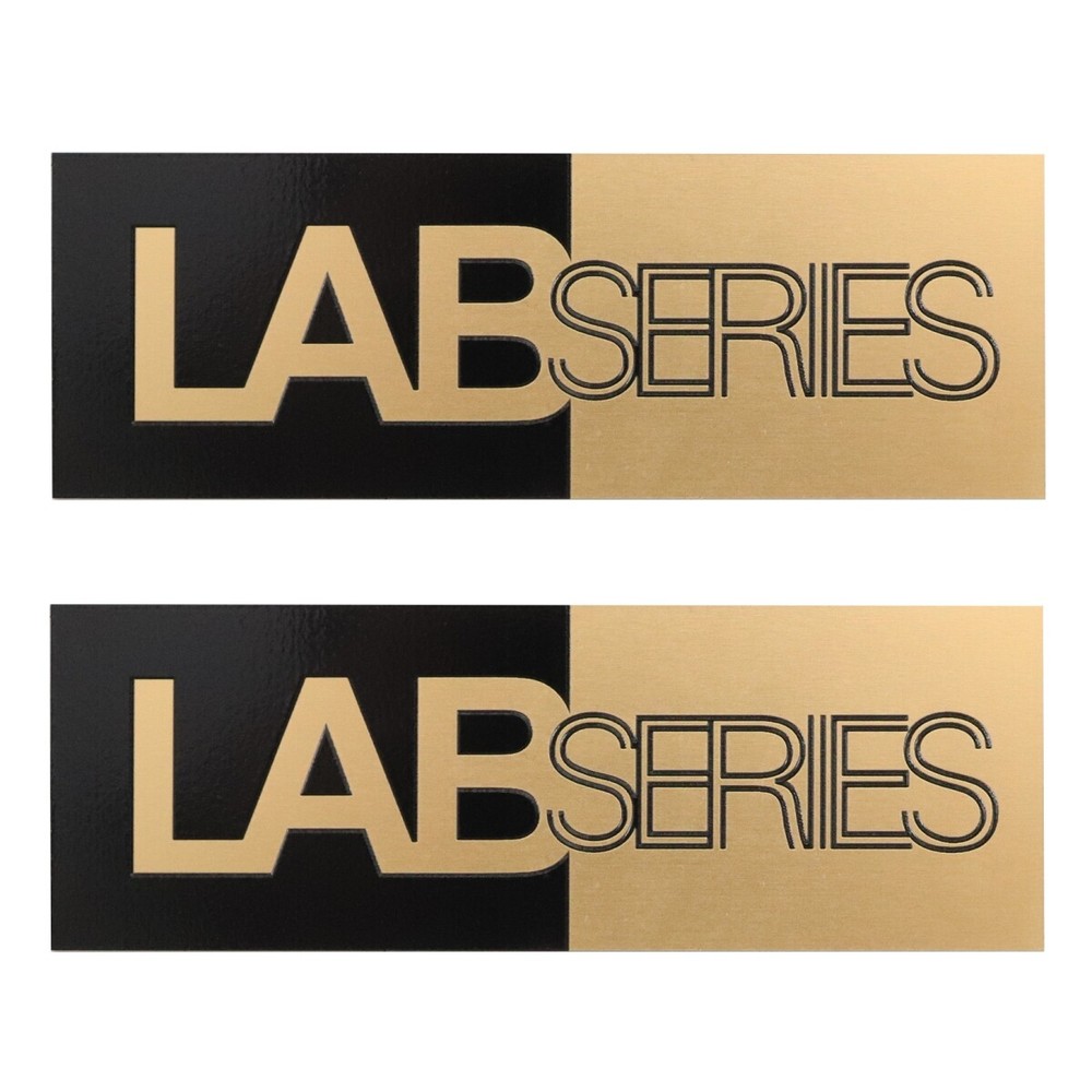 LabSeries Logo Badge Custom Made Aluminum Self Stick 127mm(5″)X44mm(1.73″)