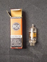 Vintage RCA 6AV6 Radio Amp TV Vacuum Tube Tested Good IOB