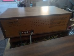 Vintage Channel Master HD6075B 8 Track Tape Play / Record Wood Grain Nice Works