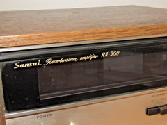 VTG Sansui RA-500 HiFi Reverb Amplifier Wood Case UNTESTED – Read Below.